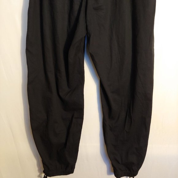 Abercrombie & Fitch Black cotton joggers with pockets and drawstring Large - Picture 7 of 9
